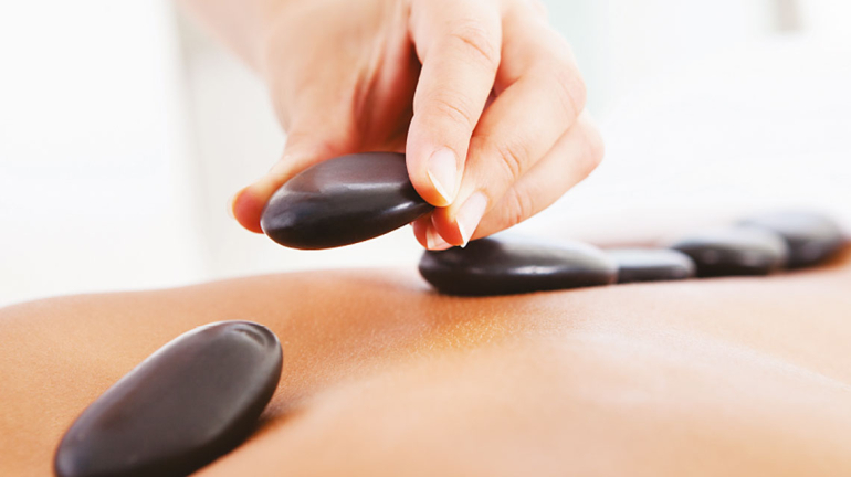 Hot stone massage