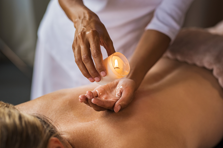 Candle massage