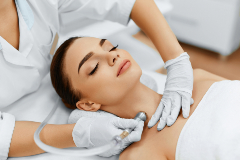 Diamond microdermabrasion